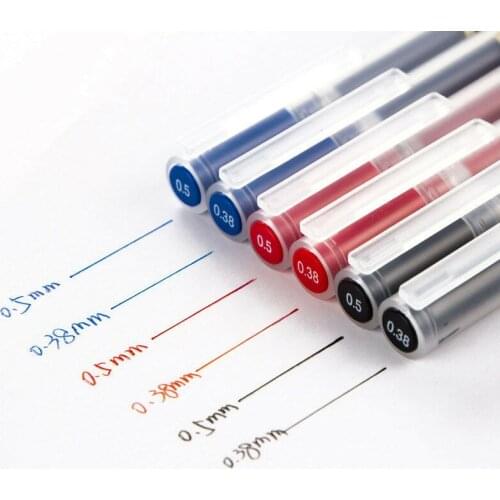 Xiaomi Deli Bullet/full Syringe Gel Pen Refill Set 40 Pcs Free 1 Gel Pen for Smooth Writing and Easy Replacement of Smart Refill