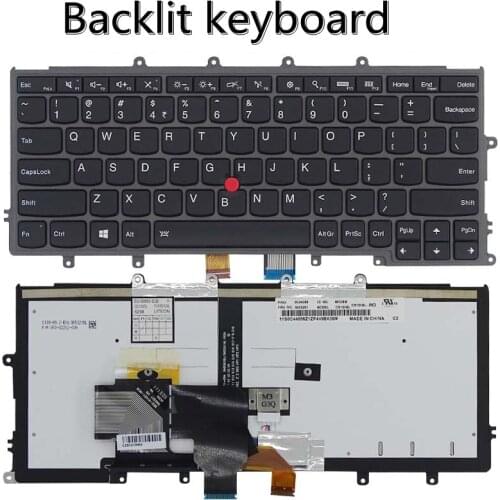 Original Keyboard Suitable for Lenovo Thinkpad X240 X230s X240s X250 X260 X270 Notebook Backlit Keyboard