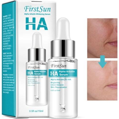 Firstsun Alpha Arbutin 2% + HA Whitening Serum Niacinamide Brightening Dullness Dark Yellow Skin Rejuvenation Anti-Aging 15ml