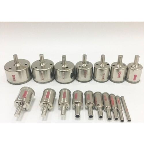 1pcs 3mm-60mm Diamond Coated Drill Bit Tile Marble Glass Ceramic Hole Saw Drilling Bits For Power Tools