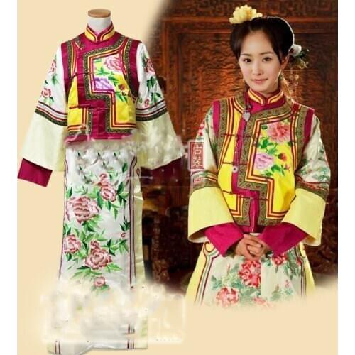 TV play Palace Lock Jade Heart Actress Qingchuan Embroidery Qing Princess Costume Hanfu 2 Designs