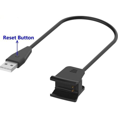 Replacement USB Charger Charging Cable with reset Function for Fitbit Alta HR Heart Rate Fitness Wristband Smart Watch 500pcs