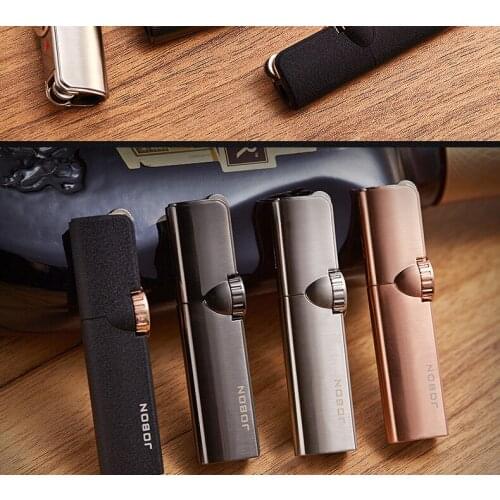 ZB-801 Jobon Gas Lighter Cigar Tool Windproof Blue Flame Inflatable Outside Ignition Kitchen Accessories Cigarette Lighter