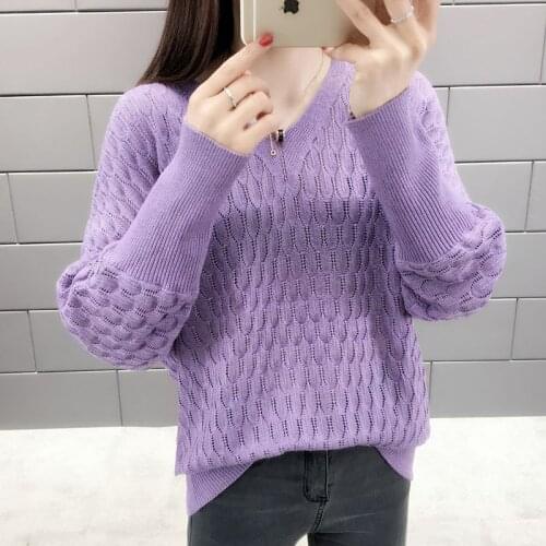 Basis Women Sweater Twisted Pullover Sweater Oversize Knitted Pullovers Long Sleeve Winter Cool Runway Sweaters V neck Top