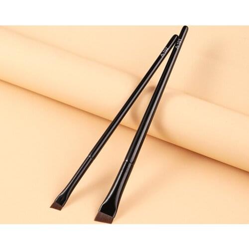 1Pc Professional Cosmetic Tool Fine Eyebrow Sharp Liner Super Thin Angled Liner Eyebrow Brush Synthetic Hair Brush Make Up Brush