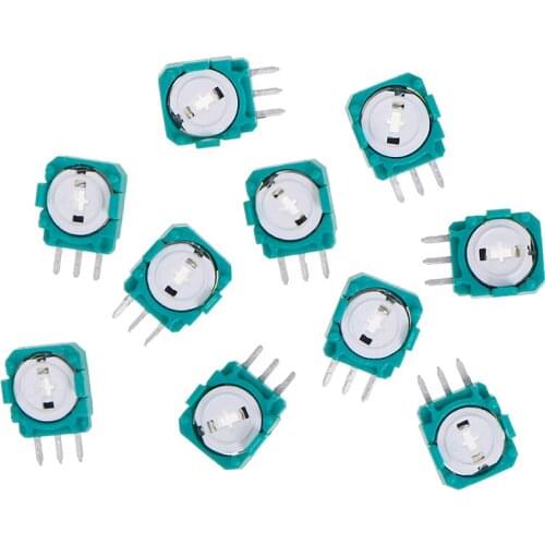 10PC 3D Analog Joystick Potentiometer 3 Pin Sensor Module Replacement For PS4