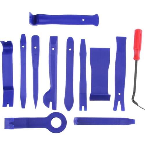 12pcs Car Disassembly Tools Audio Stereo Refit Kits Interior Trim Moulding Panel Dashboard Installation Removal Repair Tools