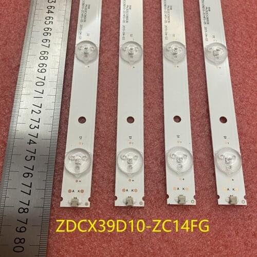 4pcs/set LED bar For CX390M05 DLED40YEKJ ZDCX39D10-ZC14FG-05 303CX390036 10LED(3V) 780mm
