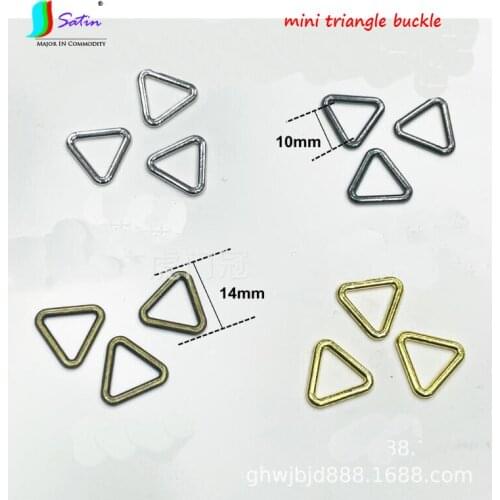 Diy Toy Accessories Home Make Doll Clothes Material Gold Silver Bronze Bag Pants Metal Circle Triangular Buckle Button