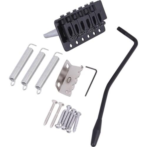 Black New Replacement Standard Tremolo Bridge Set For Strat Electric Guitar Parts And Accessories