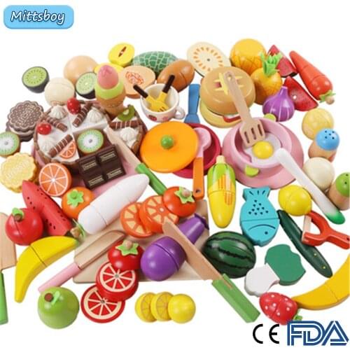 Montessori Family Wooden 3D Educational toy lemon cucumber Puzzle vegetable fruit kitchen toy Coordination Toy for children Gift
