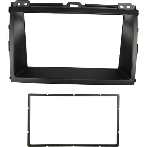 Double Din Radio Stereo Installation Panel for Toyota Land Cruiser Prado 120 Lexus Gx470 Dash Trim Kit Fascia