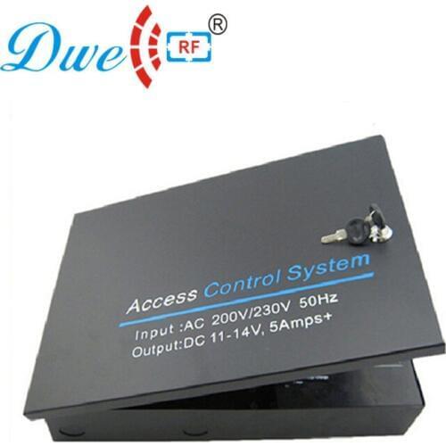 DWE CC RF access control kits 220V 12V 5A metal power supply box with UPS positiion for access controller
