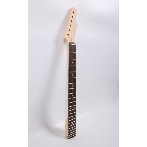Yinfente telecaster electric guitar neck replacement 22 fret Rosewood fretboard Dot inlay 25.5 inch Maple Neck #TL76