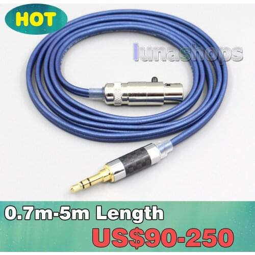 High Definition 99% Pure Silver Earphone Cable For Pioneer HDJ-2000 HDJ-2000MK2 ADL H118 ADL H128 reloop RHP-20 LN006822