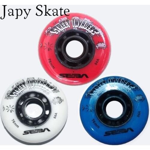 Japy Skate SEBA Invaders Skating Wheels 84A Slalom Roller Skating Wheels SEBA HIGH IGOR WFSC Wheels Slide Roller Sliding Wheels