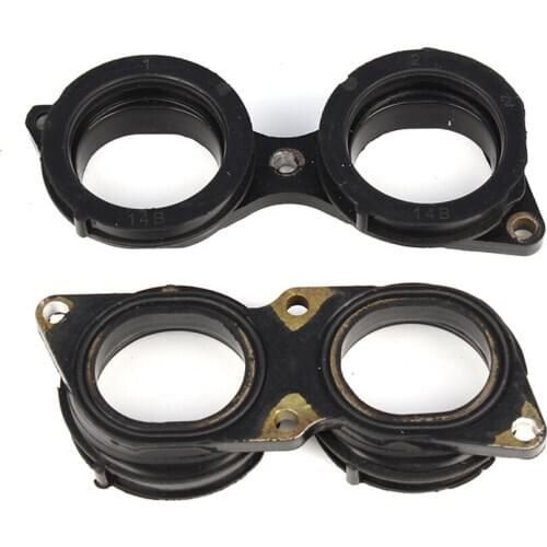 Motorcycle Intake Manifold Boots Carburetor Joint Holder For Yamaha YZF R1 RaceBase 2009 2010 2011 2012 2Pcs