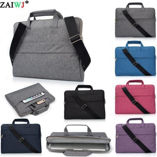 2019 New Laptop bags Case For Macbook 11" 13" 15 " , Notebook Pocket Sleeve For Mac Air Pro retina 13.3 " 15.4 " Strap handbag