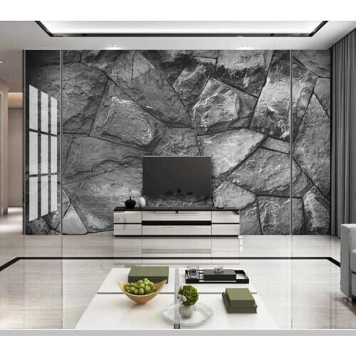 Papel de parede stone pattern brick 3D industrial style wallpaper,living room bedroom wall papers home decor bar mural