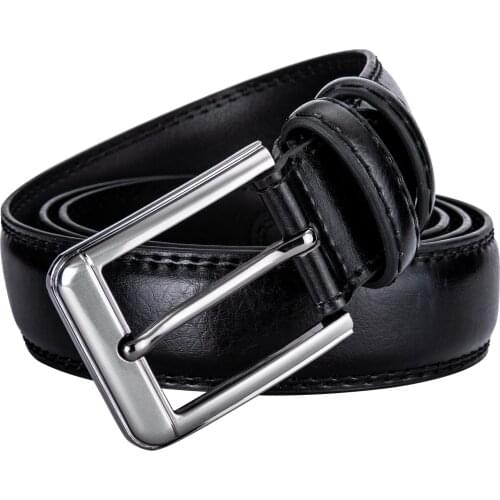 3.3cm/3.6cm Brand Genuine Leather Pin Buckle Vintage Casual Mens Belt Red Brown Black Cowboy Jeans Belt Strap Cintos Thin belt