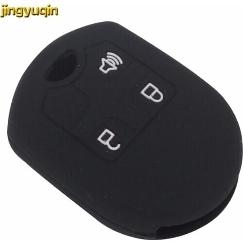 Silicone Car Key Case Cover For Ford Flex F150 F250 F350 F450 Explorer Edge Mustang Expedition Taurus Fusion Key Bag Car-styling