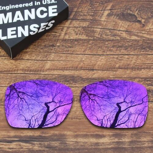 ToughAsNails Polarized Replacement Lenses for Oakley Deviation Sunglasses Purple Mirrored Color (Lens Only)