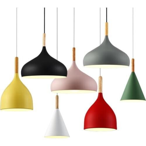 Modern minimalist lamps Nordic style restaurant grill bar Japanese dessert clothing store single head chandelier