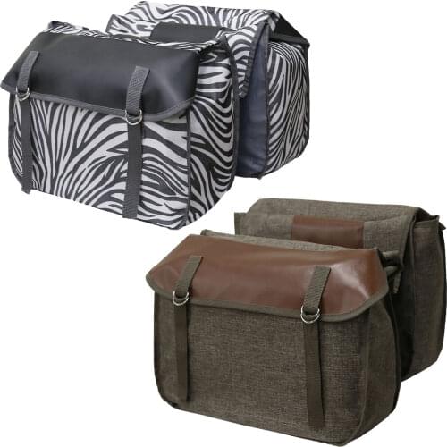 Bicycle Carrier Bag Rear Rack Bag 2 In 1 Bike Trunk Bags Motorcycle Mountain Bike Touring Saddle Bag Cycling Tail Seat Pannier