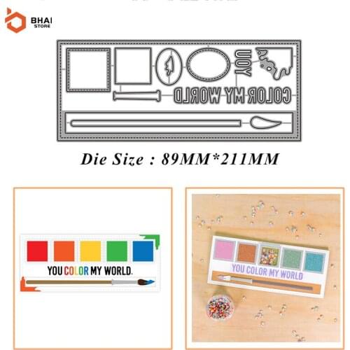 Makeup Box Metal Cutting Dies New Arrival 2021 Scrapbook Photo Album Decoration Stencil Embossing Template Diy Greeting Card Han