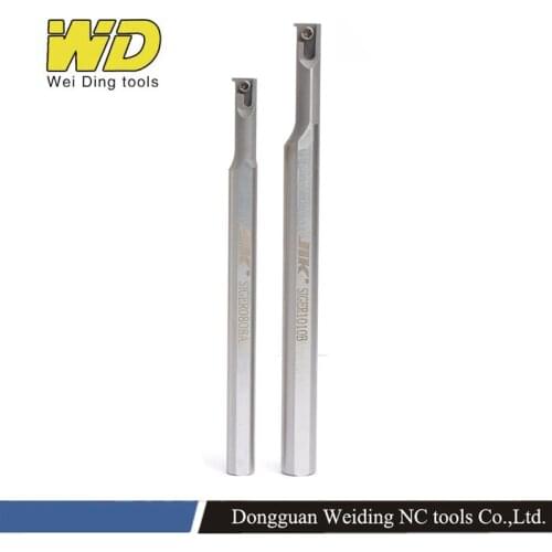 1pcs SIGER Grooving cutter bar JIK small bore slotting tool shank small hole grooving HSS SIGER0808A SIGER1010B SIGER1210B