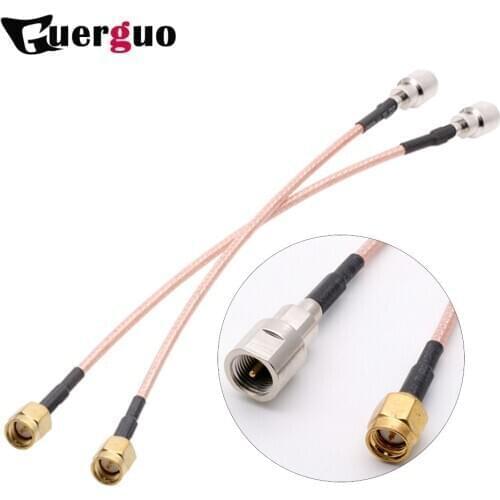 100PCS Customized RG316 15cm/30cm/50cm/100cm RF Cable SMA Male to FME Male Plug Pigtail Adapter Wholesale
