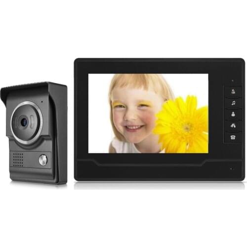 7 inch color video door phone video intercom doorbell long distance intercom for villa