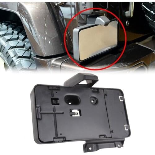 USA Car Black Rear License Plate Holder Frames Bracket For 2007-2016 Jeep Wrangler JK License Plates Mounting Brackets