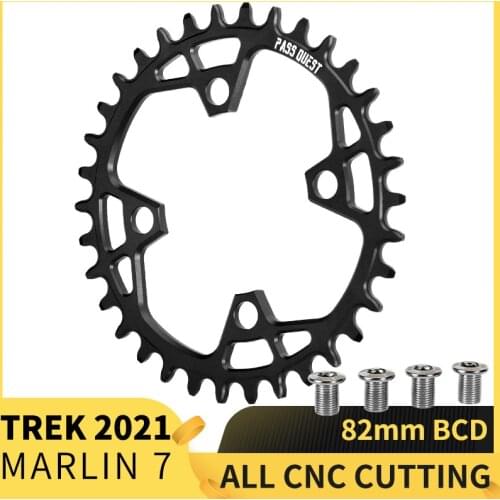 PASS QUEST MTB Chainring 82 BCD Round/Oval Narrow Wide Mountain Bicycle Chain wheel 30-36T