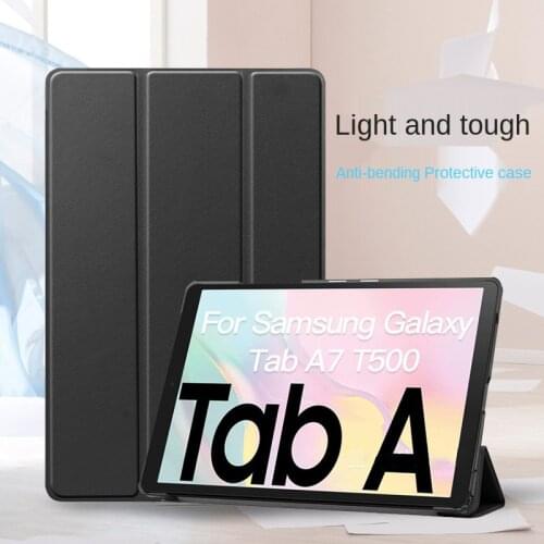 Case for Samsung Galaxy Tab A7 10.4 SM-T500 S7 11 T870 Folding Tablet Cover Case for Tab S6 lite 10.4 Stand Leather Case