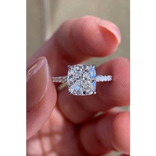 Crystal Diamond Zirconia Rings