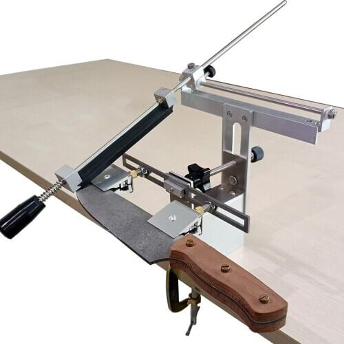 Long knife blade Knife sharpener grinding system 360 degree flip clip with 4pcs diamond whetstone 200 500 800 1500