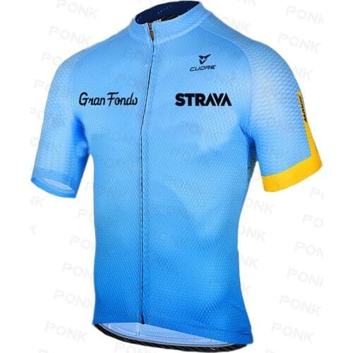 STRAVA Cycling Jersey Men Short Sleeve Lion Bike Clothing Maillot Ciclismo Quick Dry MTB Bicycle Jersey Road Cycling Shirt