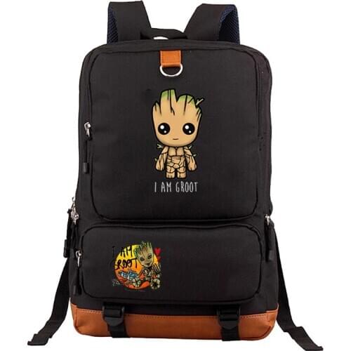 Hot Guardians of The Galaxy Backpack Mens Laptop Backpack School Bags for Teenagers Girls Travel Bagpack Kids Book Bags