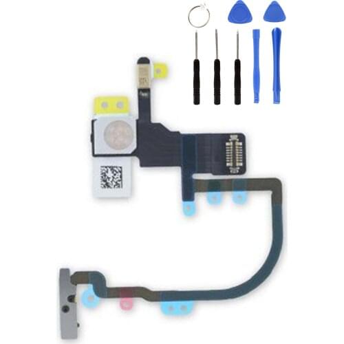 Volume Audio Mute Power ON OFF Button Key Flex Cable Repair Kit Gift FOR IPhone XS MAX POWER