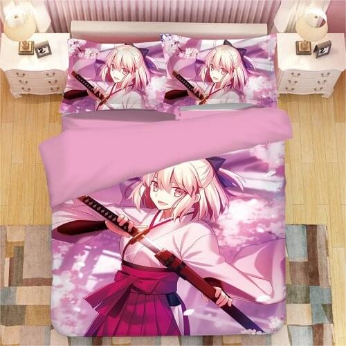 3D Cartoon Anime Print Bedding Set Duvet Covers Pillowcases NEW Comforter Bedding Sets Bedclothes Bed Linen 02