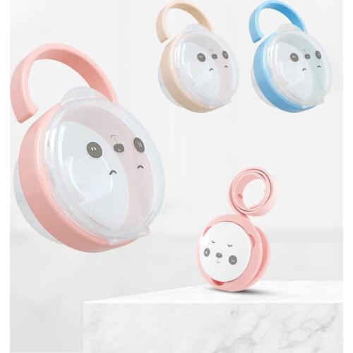 Baby Pacifier Box Safe PP Plastic Soother Container Holder Box Travel Storage Case Holder Pacifier Storage