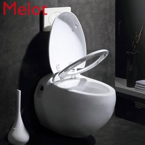 Small household wall mounted toilet hanging toilet seat toilet embedded toilet into the wall hidden water tank