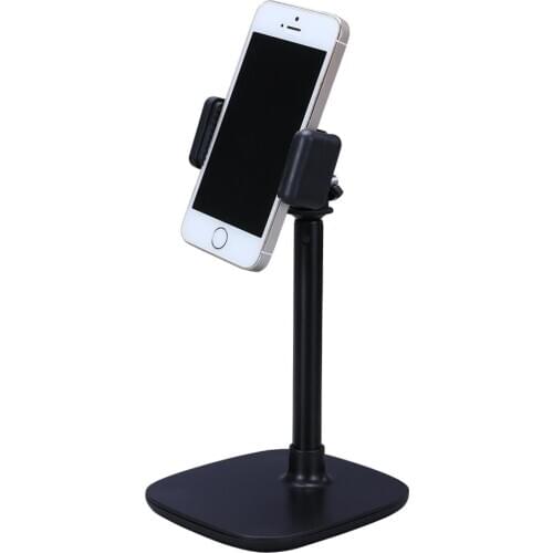 2020 new Adjustable Foldable Cell Phone Tablet Desk Stand Holder Bracket for smart phones with camera ballhead