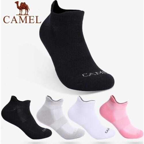 CAMEL Official Original Sports Socks Men Women Basketball Professional Fitness Socks Summer Breathable Mens Running Socks