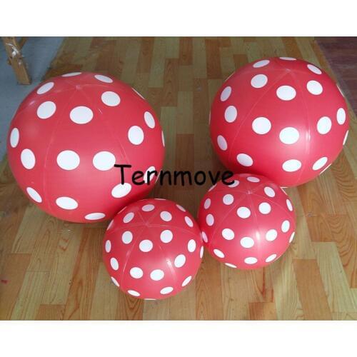 Polka Dot Balloons balloon for Party Wedding Birthday Decoration PVC ball promotional Hang ground helium ball