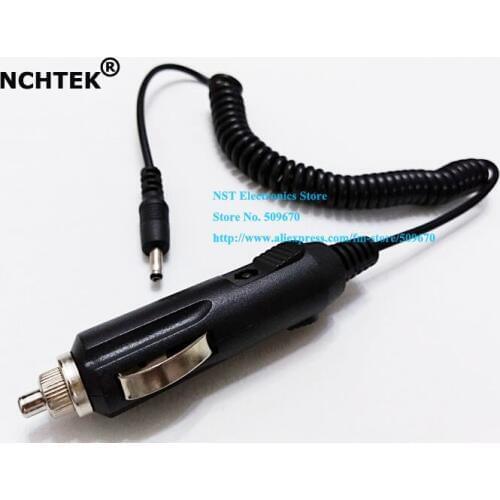 NCHTEK Car Cigarette Plug to DC 12V 3.5*1.35mm Male Plug W/Coil Wire/Free Shipping/10PCS