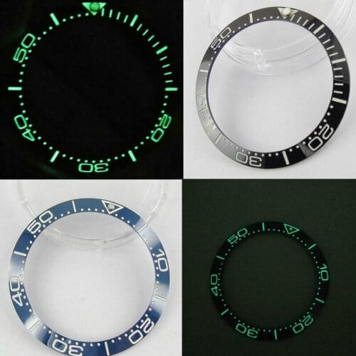 38mm Super Luminous Bezel Ring Insert Ceramic Watch Bezel Fits for Automatic Watch