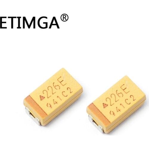 2PCS/LOT C Tantalum Capacitor 22UF 25V 226K C6032 1812