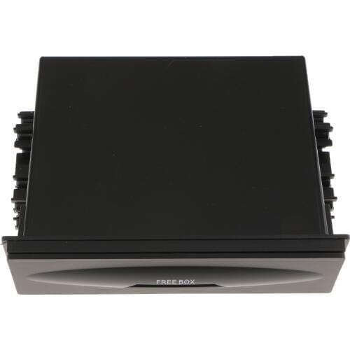 Universal Stereo Radio Replacement Pocket for Dash Kit Black Storage Space